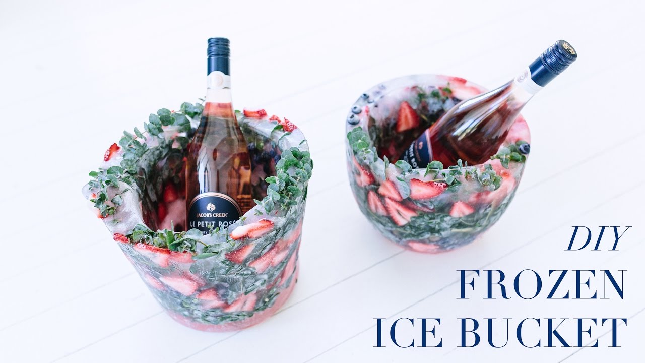 Ice Bucket Mold,Ice Mold Wine Bottle Chiller,Champagne Bucket Ice
