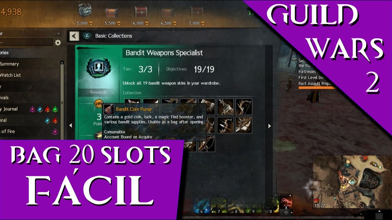 giveaway (skins + bags slots) Guild Wars 2, Sunday Funday WvW reset  pumping, Pugmanding