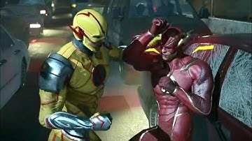 The Flash Vs. The Reverse Flash Injustice 2 Fight Scene! Cinematic Story and Battle! #theflash