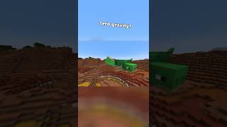 What Does Minecraft Look Like With 0 Gravity?