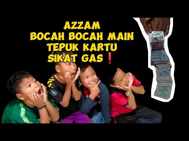 🔥AZZAM BOCAH BOCAH MAIN TEPUK KARTU🔥 #tepukkartu #mainananak #gambaran class=