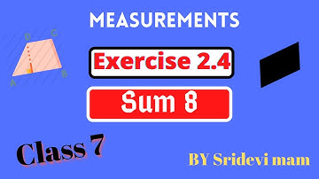 7th maths tamil Term 1 Chapter 2 measurements exercise 2.4 challenge problems sum 8 TN class 7