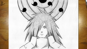 Anime Drawing | How to Draw Madara Uchiha Step by Step