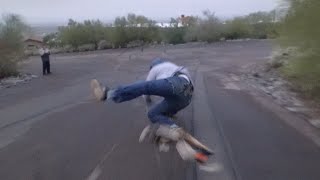 Crash Boarding  Longboard Crashes & Fails