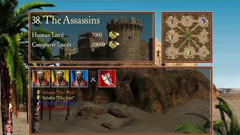 Stronghold crusader HD 1.41 Mission # 38 The Assassins Stronghold crusader definitive edition