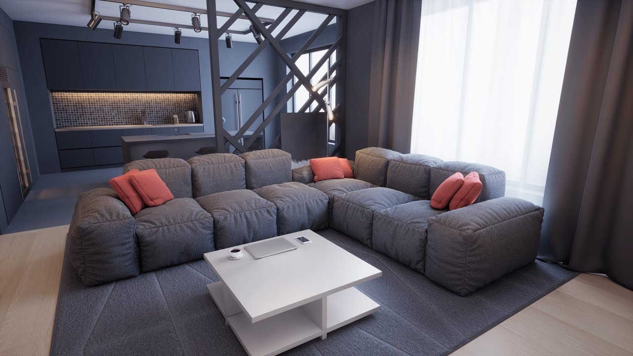 Unreal Engine 4 Modern Interior (Real-time gameplay) - YouTube