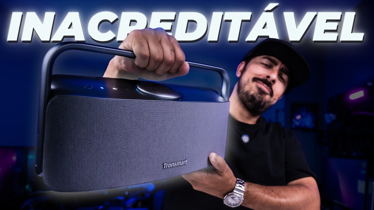 Tronsmart Fiitune X30: Hi-Res, 80W, Audio Espacial e TUDO pra fazer um ESTRAGO! (Unboxing e Review)