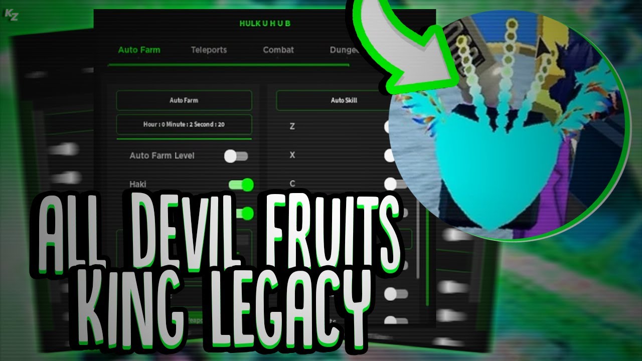 ⭐️NOVO] King Legacy Script ROBLOX! Auto Farm/Bring Fruits/Teleports  (Atualizado 2022) 