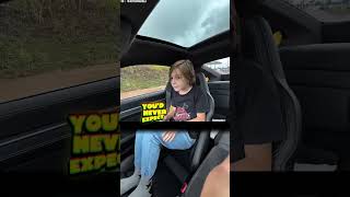 His Son’s Unexpected Reaction 😳Porsche 911 Speed Test #short