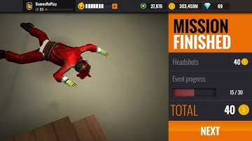 Sniper 3d Christmas event week 3 Mission 11 to 20