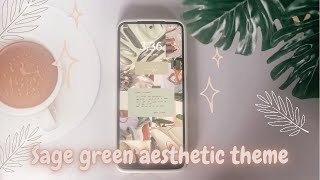 Xiaomi Redmi Note 10 Sage green theme (aesthetic) 🍵💚 screenshot 3