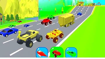 Shape Shifting Gameplay || shifting transform race offline game||shape shifting funny race gameplay