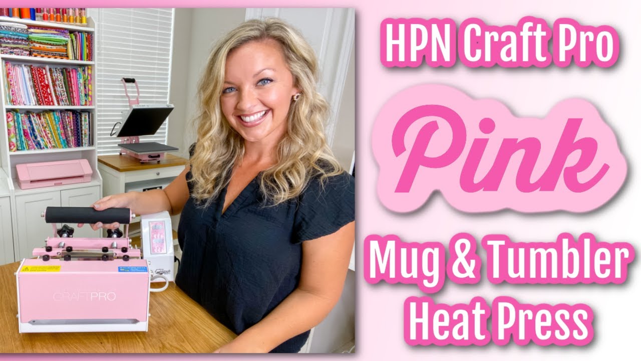 HPN CraftPro 15 x 15 Crafting Transfer Machine : Pink