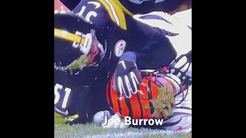 Joe Burrow got hit hard! 🤯 #nfl, #shorts