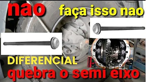 O que faz quebrar a ponta de eixo?