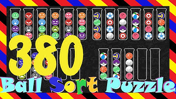Ball Sort Puzzle Level 380 🎯No Extra Tubes😂Game Walkthrough😘