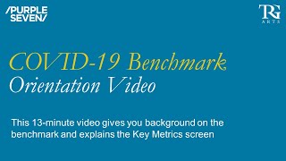 Arts & Culture Benchmark Dashboard Orientation