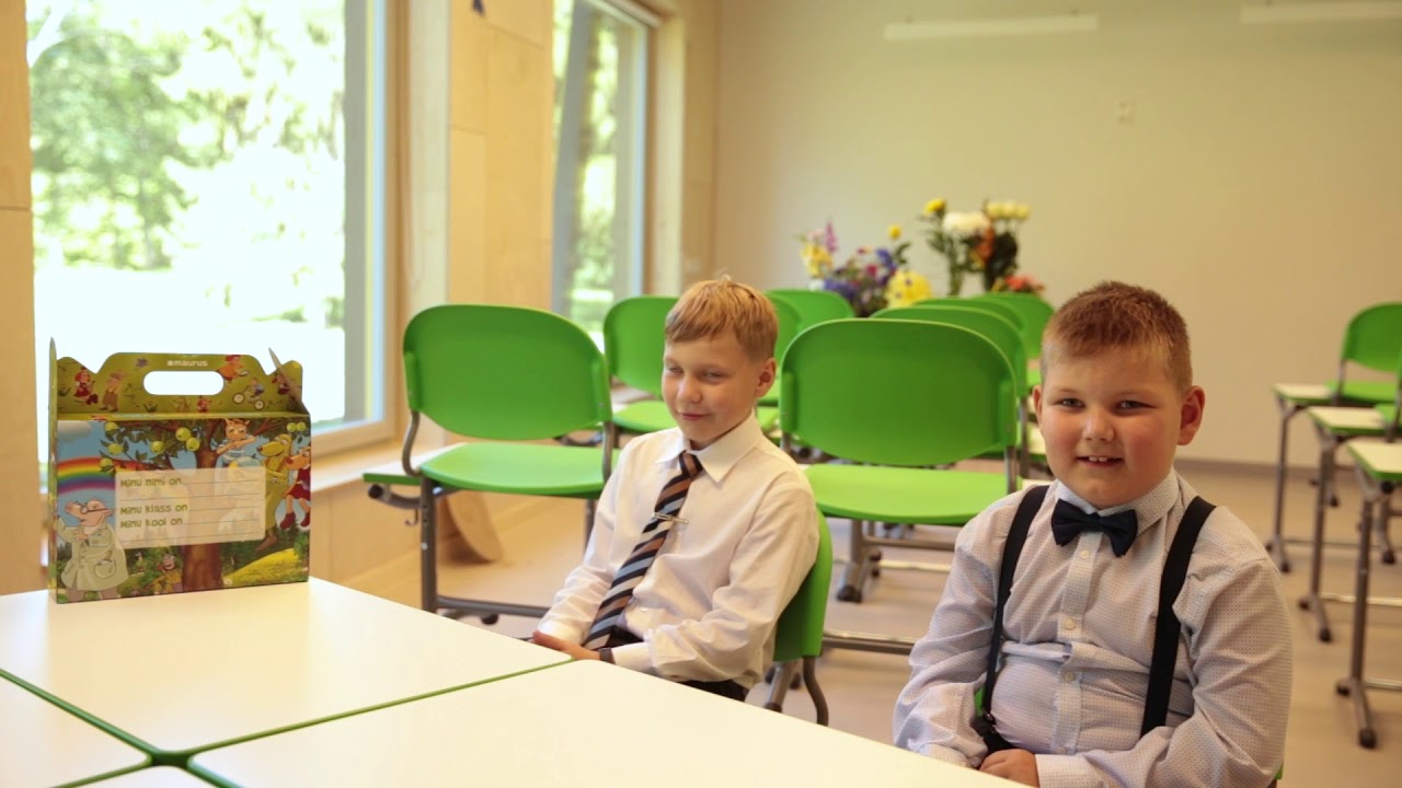 Isku uus koolimööbel Paide Hillar Hanssoo Põhikoolis. Intervjuu õpilastega.