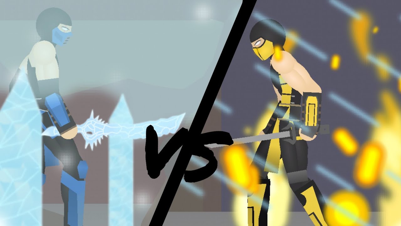 Scorpion vs Sub-Zero (Stick nodes Pro) 