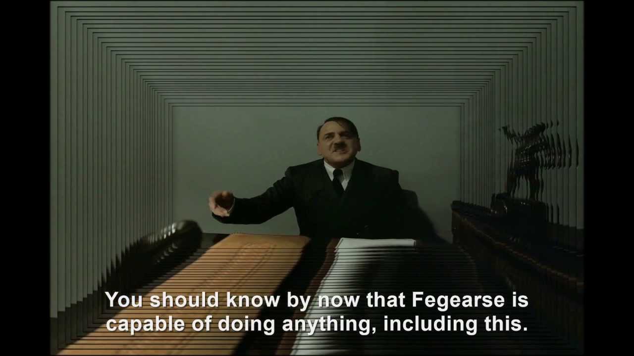 Hitler is informed something weird is happening