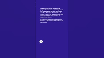 How do I make a batch file wait / sleep for some seconds? #shorts