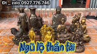 Ngũ lộ thần tài - chiêu tài, phúc lộc - mở đường làm ăn. Ngày 14/5/2026 #đồđồngnguyễnnghi 