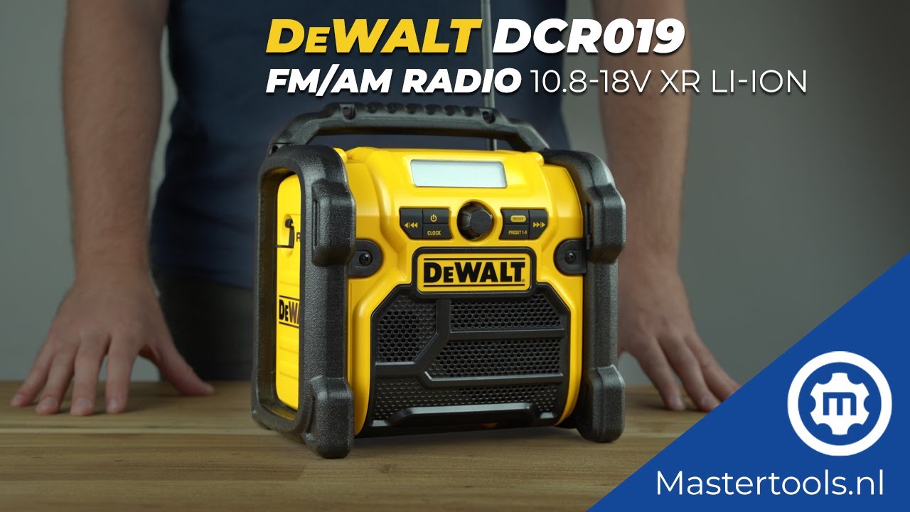 DeWALT FM/AM XR Li-ion | Mastertools.nl YouTube