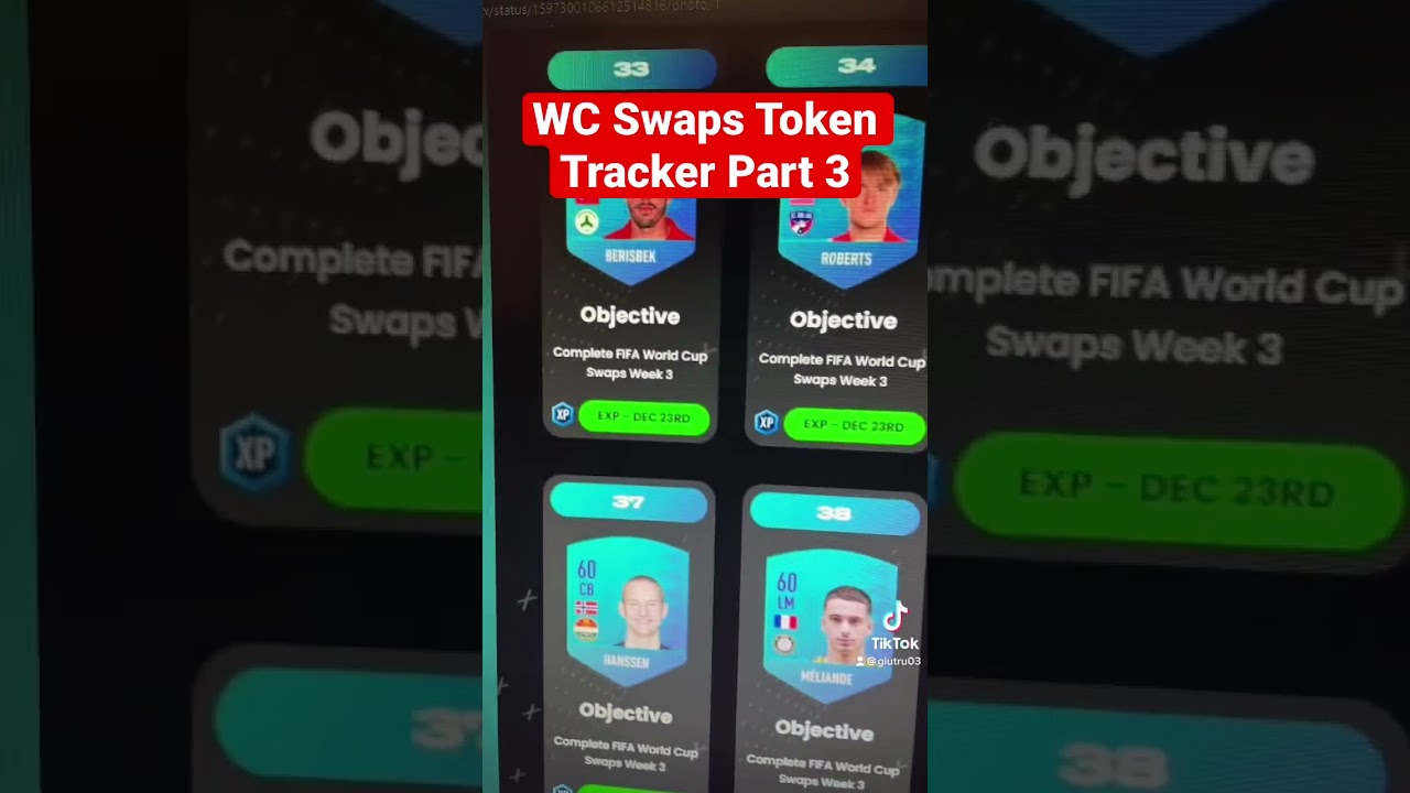 WC Swaps Token Tracker Part 3 