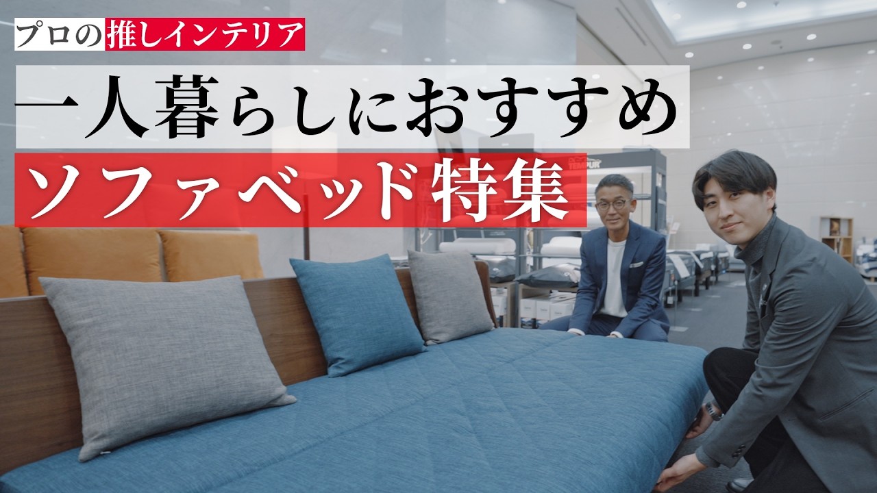 省スペースでも妥協しない！快適な【ソファベッド】特集