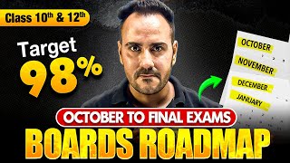 October to Final Exam Roadmap 🚀 | Score 98%+ in Board Exams 2025-26 | Ushank Sir
