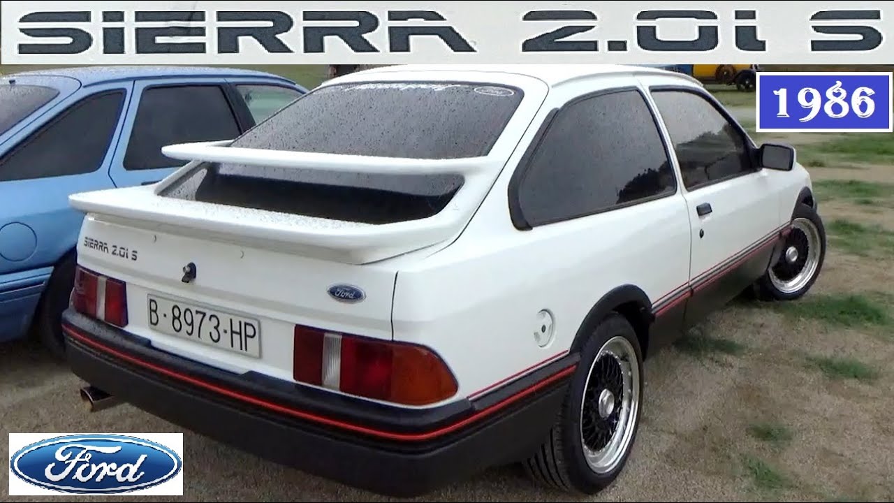Ford Sierra 2.0i S con techo solar y doble alerón. 1985-1987. Revisión. 