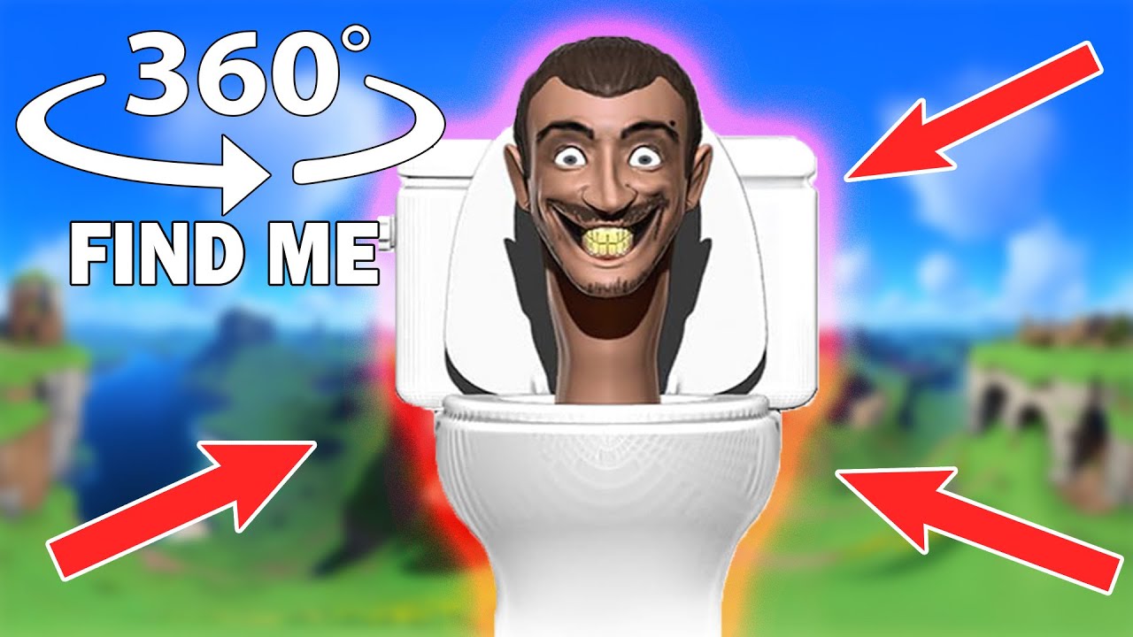 Obunga Toilet Skibidi Toilet 360° Finding Challenge 1 Youtube