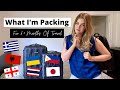 How I Pack For Long Term Travel | Digital Nomad Lifestyle