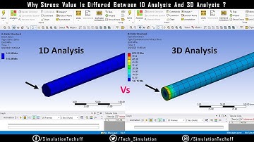 1D Analysis vs 3D Analysis in Ansys | Lesson 12 | Ansys Tutorial Tamil