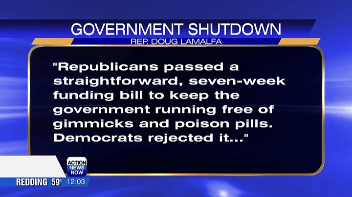 California Congressman Doug LaMalfa releases statement regarding the government shutdown