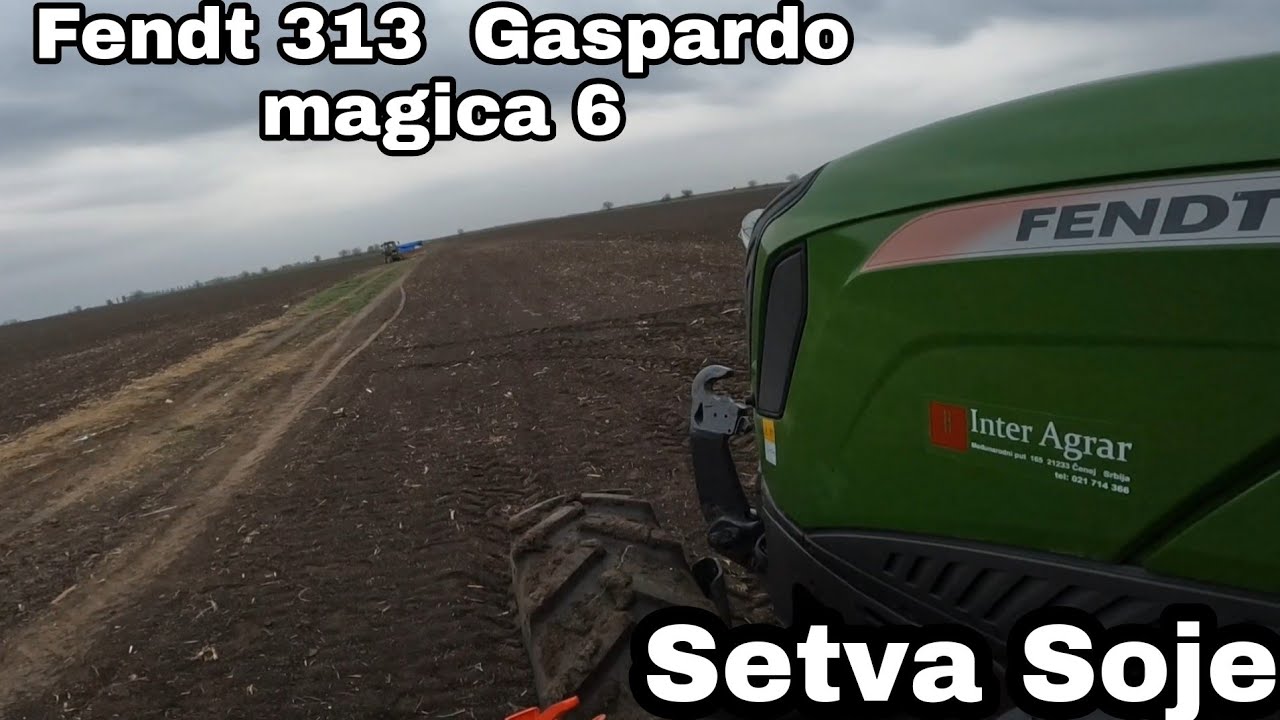 Setva Soje ! Fendt 313 Vario & Gaspardo Magica 6 | GoPro