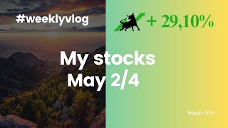 My stock portfolio 2st week #may  #2024 #investing #finance #stockmarket #weeklyvlog #vlog