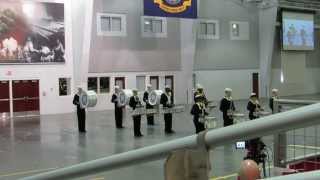 NAVY Drum Line, Graduation 1/3/14