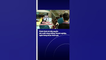 Chính thức bỏ độc quyền sản xuất vàng miếng: Doanh nghiệp, ngân hàng được tham gia | VTVIndex