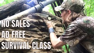 Wilderness Survival Masterclass | Living in the Wild: Constructing a Primitive Shelter