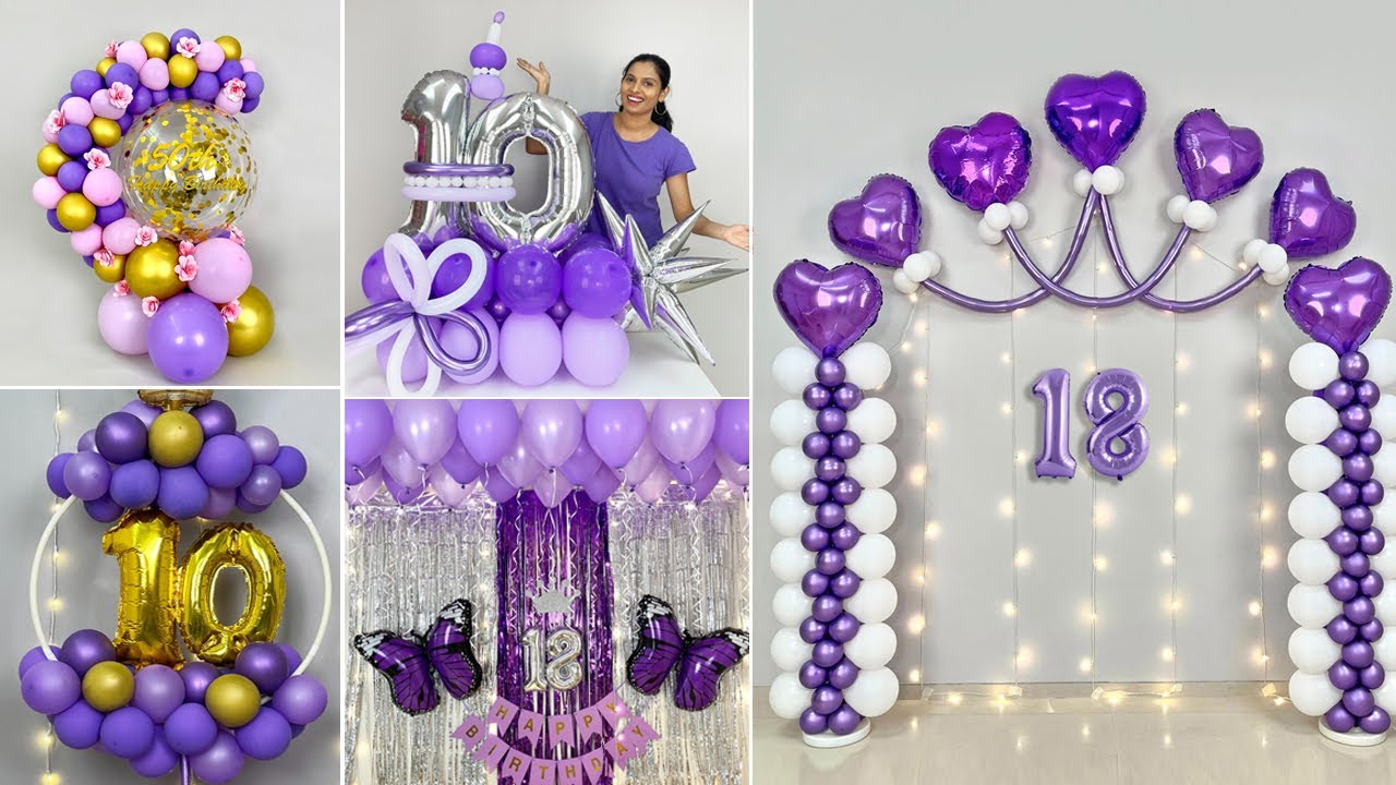 Very Easy Balloon ideas for any occassion at home
