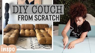 DIY SOFA: How to make a couch from scratch * Mario Bellini *
