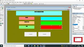 Program data mahasiswa || Menggunakan visual basic