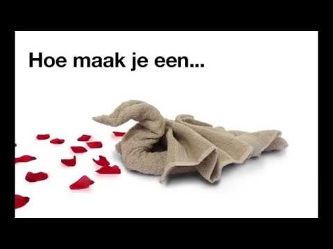 Verwonderend Handdoekvouwen Zwaan - YouTube FZ-29