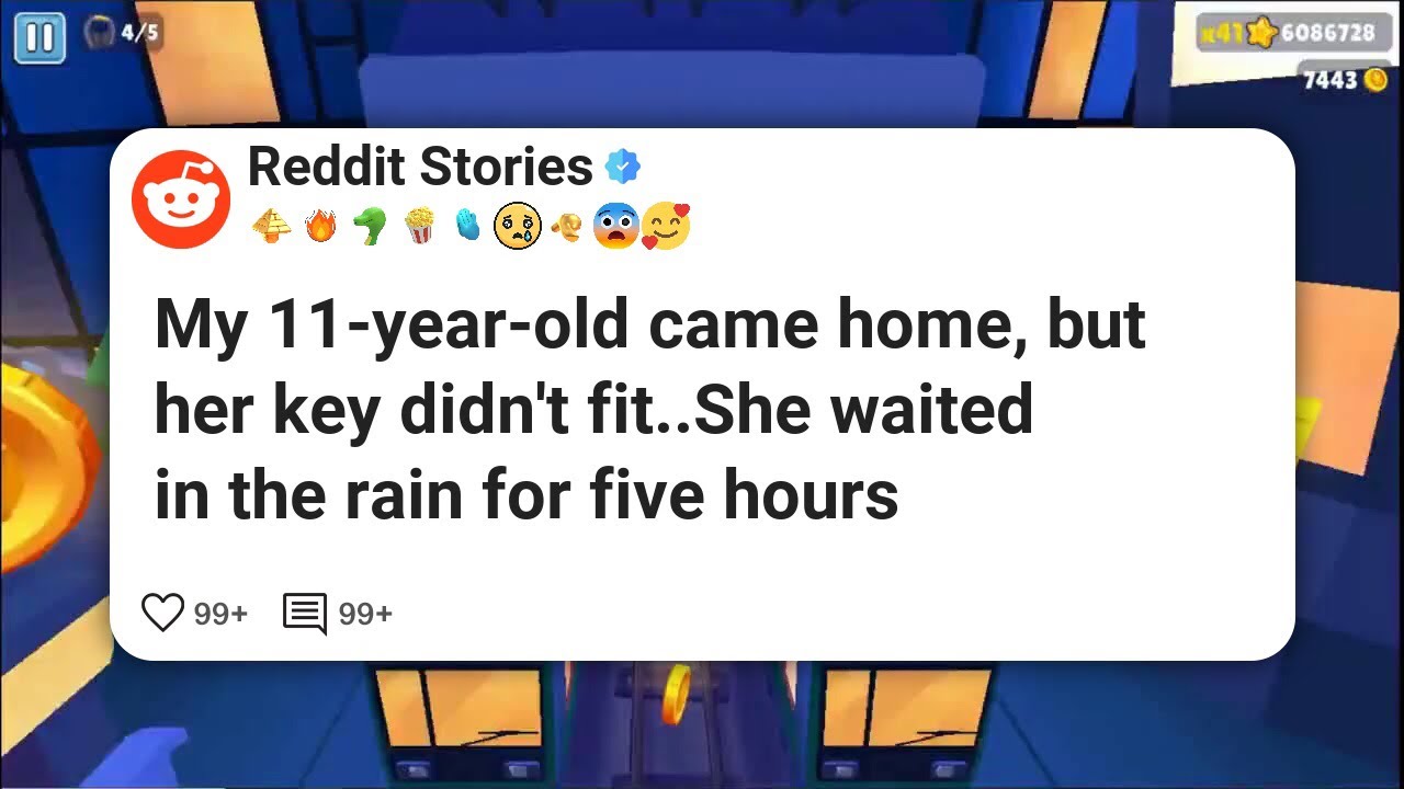 My 11-year-old came home, but her key didn’t fit..She waited in the rain for five hours #reddit 