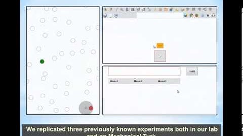 Crowdsourcing performance evaluations of user interfaces