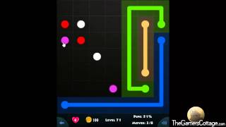 Flow Game Level - 71 [7x7] Beginners Pack Connect the Dots