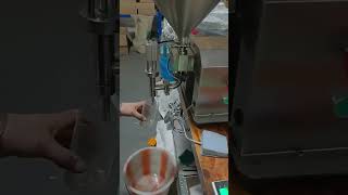Servo gear pump filling machine tabletop type filler #machine #cleanerfillingmachine #factory #cnc