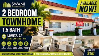 Move-In Ready Townhome in Lomita | 2 Bedroom Rental