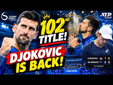 NOVAK DJOKOVIC IS BACK! 🔥 39-Year-Old Wins 102nd ATP Title at China Open